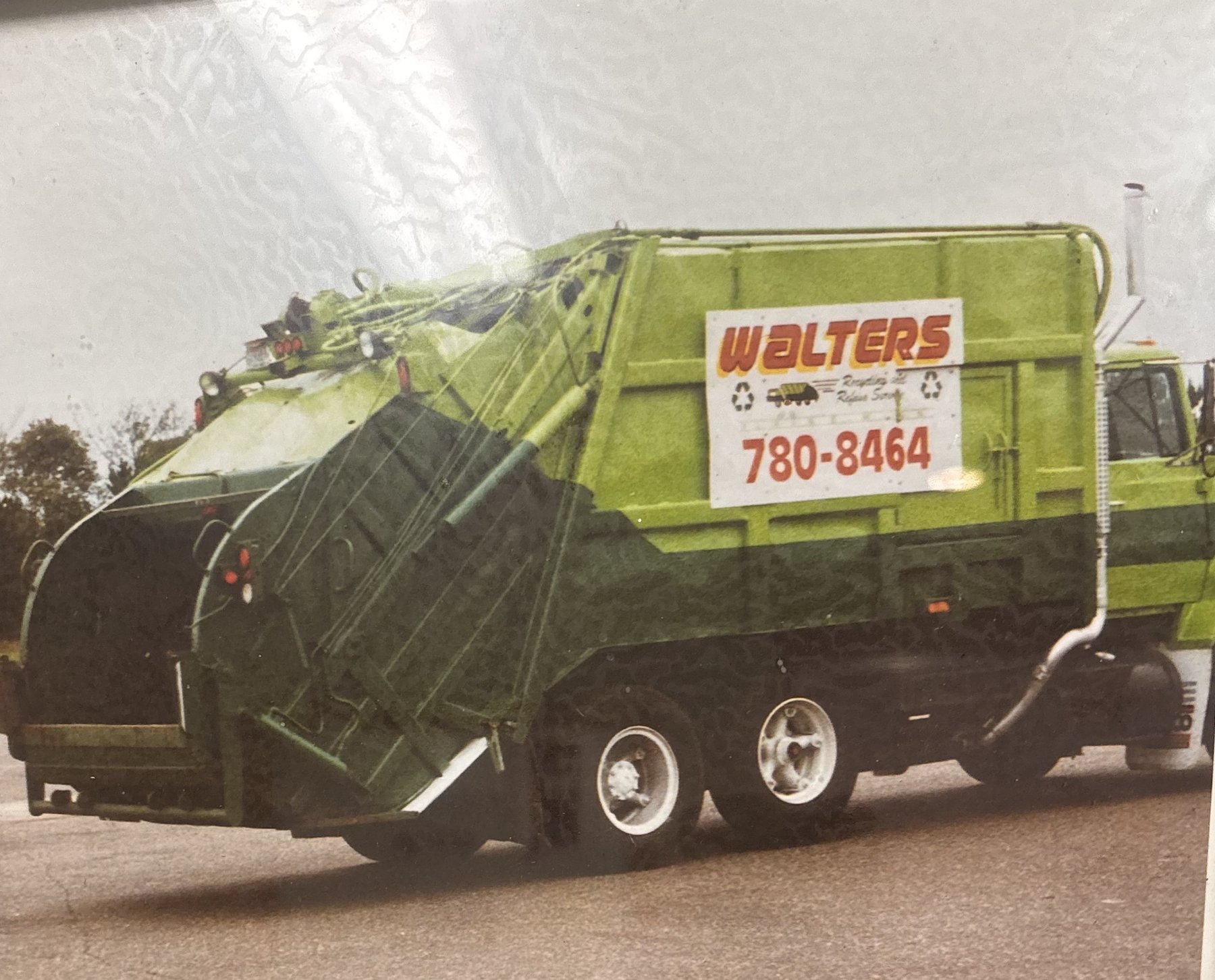 An original Walters rear loader from the early days